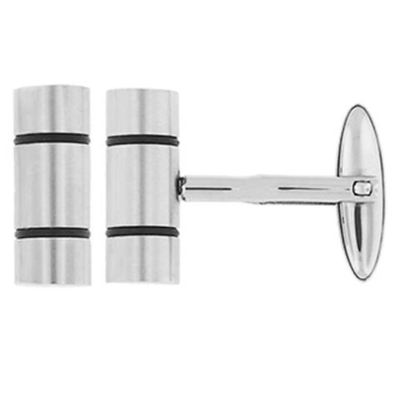 2 FOR $60! Men's Deuxy Stainless Steel Cufflinks - Picture 1 of 2
